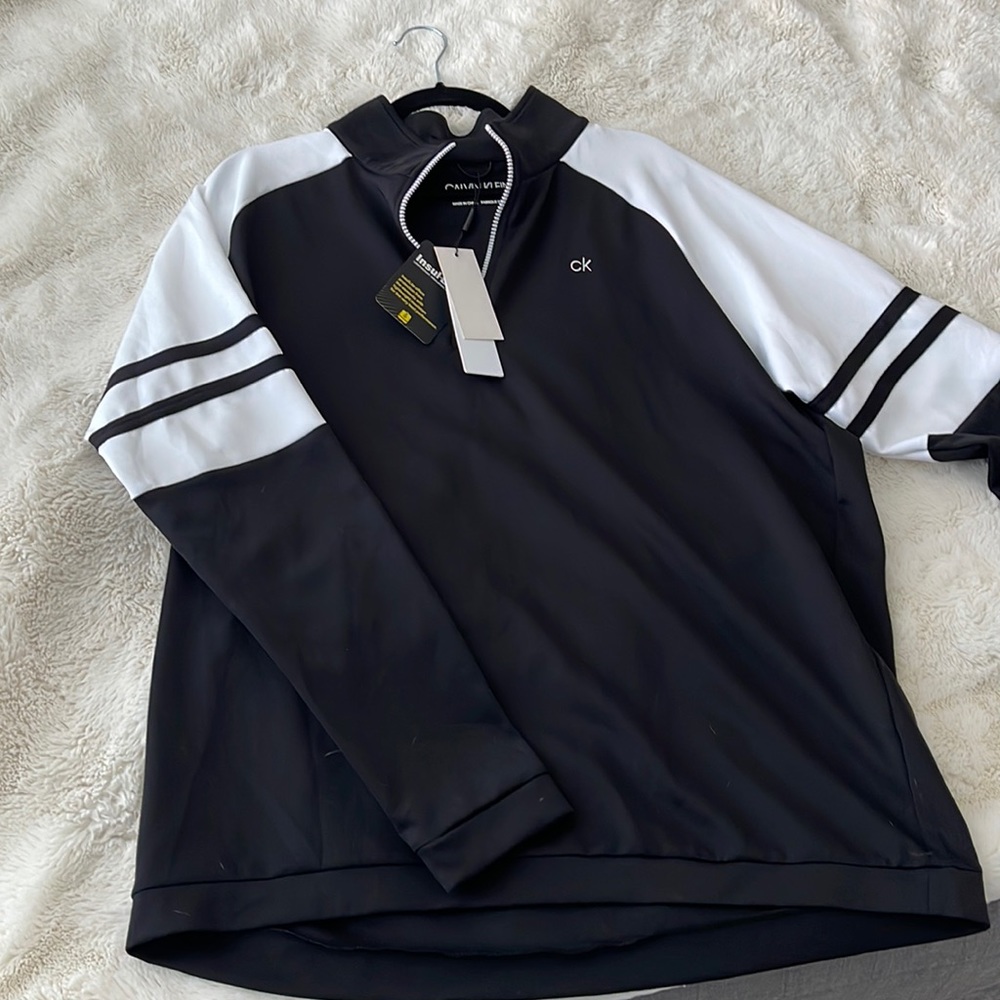 Lightweight Calvin Klein golf 3/4 zip pullover